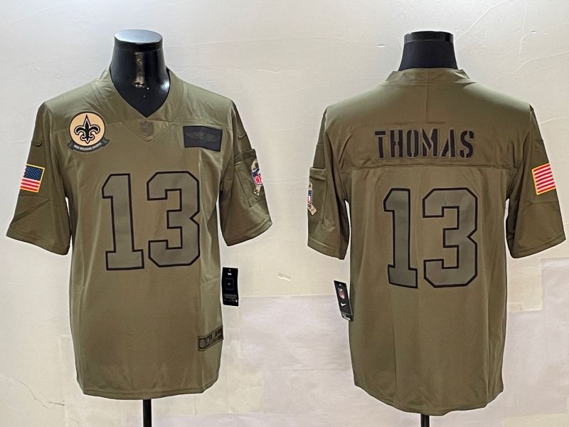 Men New Orleans Saints #13 Thomas Green 2024 Nike Limited NFL Jersey style 01083